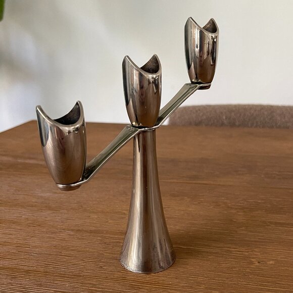 Vintage/Antique Grenadier from England Silver-Plated Candelabra Candles & Holders